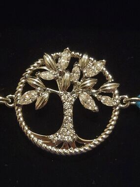 Swarovski Tree of Life Pendant Bracelet in Turquoise 5521494